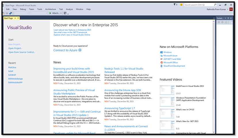 Install visual studio